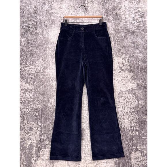 Babaton Pants 4 Womens Aritzia Joey High Rise Blue Corduroy Flare Boot - Picture 1 of 7